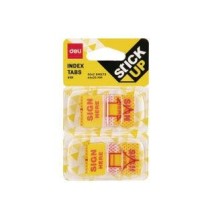 Deli stick up index tabs 50x2SH/44x25mm