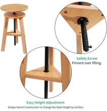 Meeden Drafting Stool 20.1x12.8x3.5 1Pc