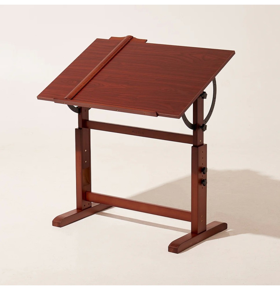 Meeden Solid Wood Drafting Table 1Pc