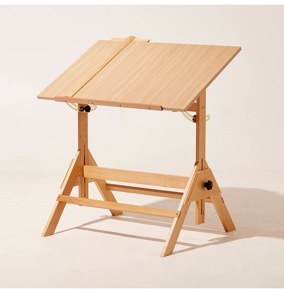 Meeden Solid Wood Drafting Table 1Pc