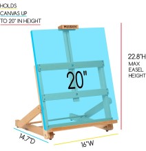 Meeden Foldable Tabletop H-Frame Easel 1Pc