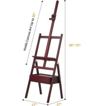 Meeden Studio H-Frame Easel W/Drawer 1Pc