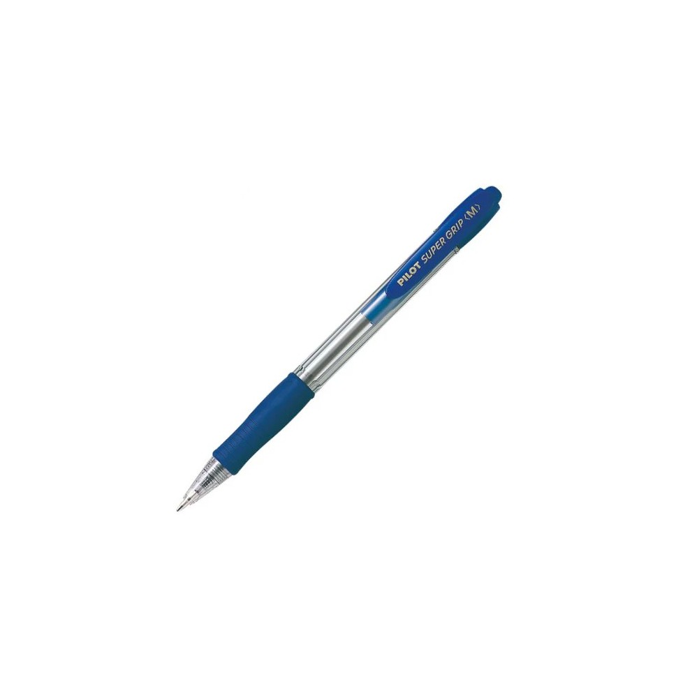 Pilot Super Grip M Pen Blue 1Pc