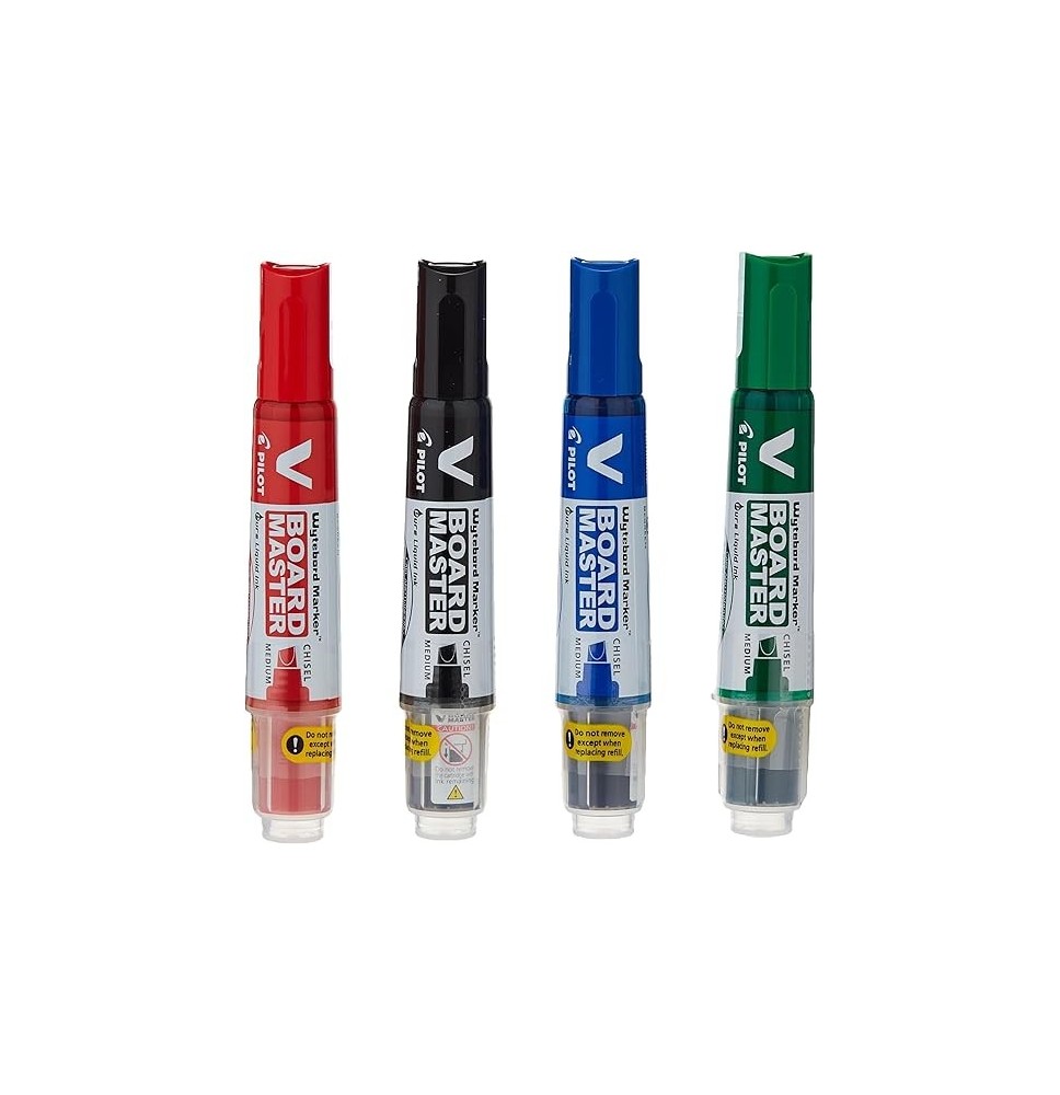 Pilot White Board Marker 4Pc 1Pck