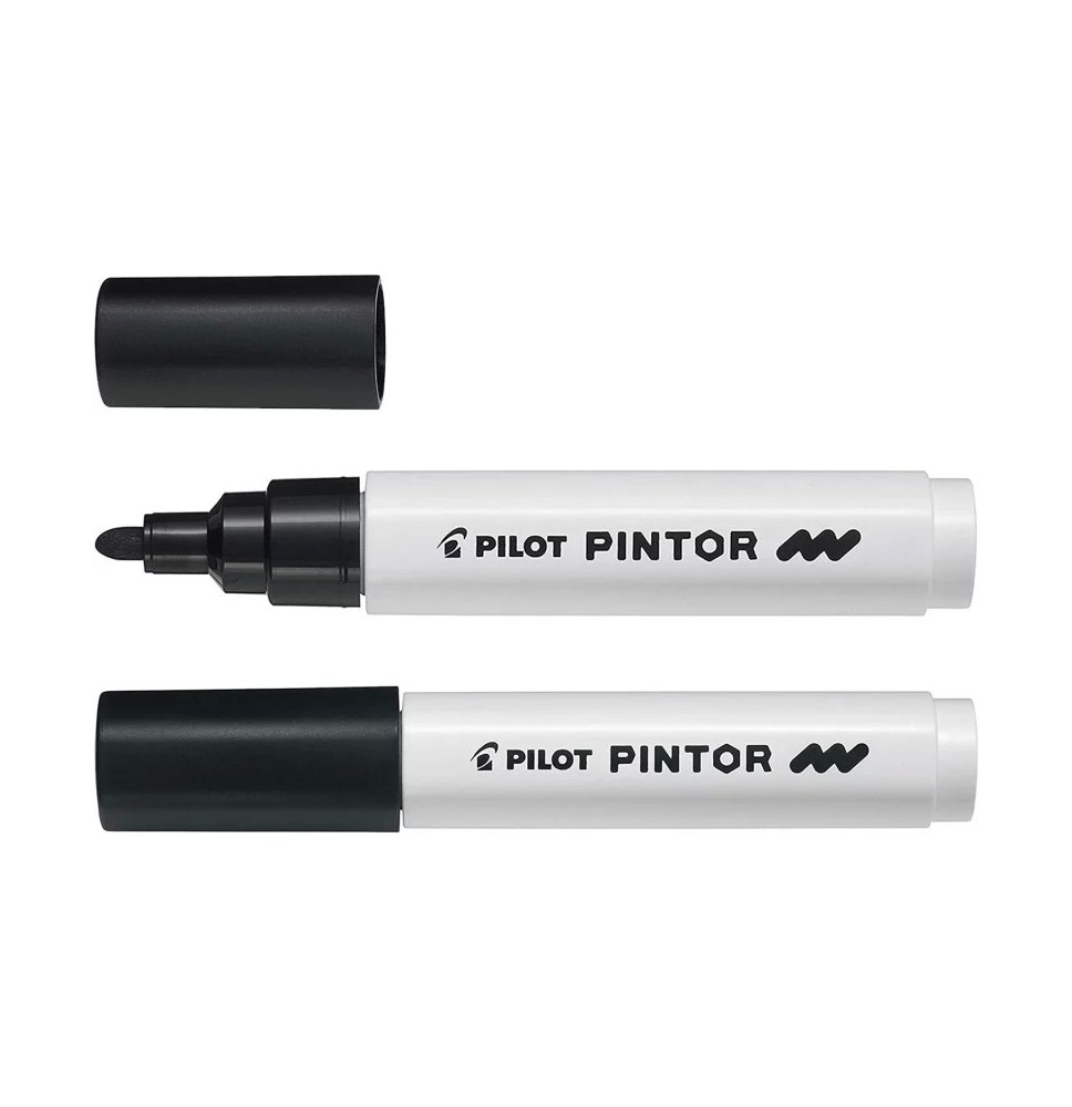 Pilot W-Based Marker Pintor Black 1.4mm 1Pc