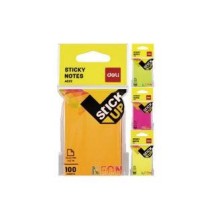 Deli Stick-Up Sticky Notes 3x2 100Sht 1Pck