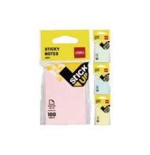 Deli stick-up sticky notes 100sh/3x2 1pack