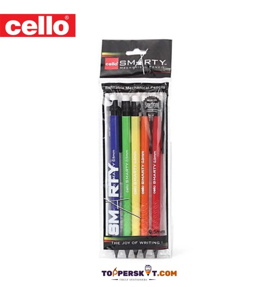 Cello Smarty Pencil 0.5MM 5Pcs 1Pck