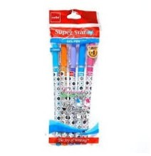 Cello Super Star Gel Pen 5Pcs 1Pck