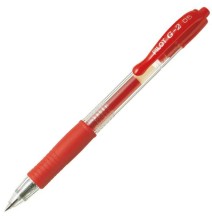 Pilot G-2 Gel Pen Extra Fine 0.5mm Red 1Pc