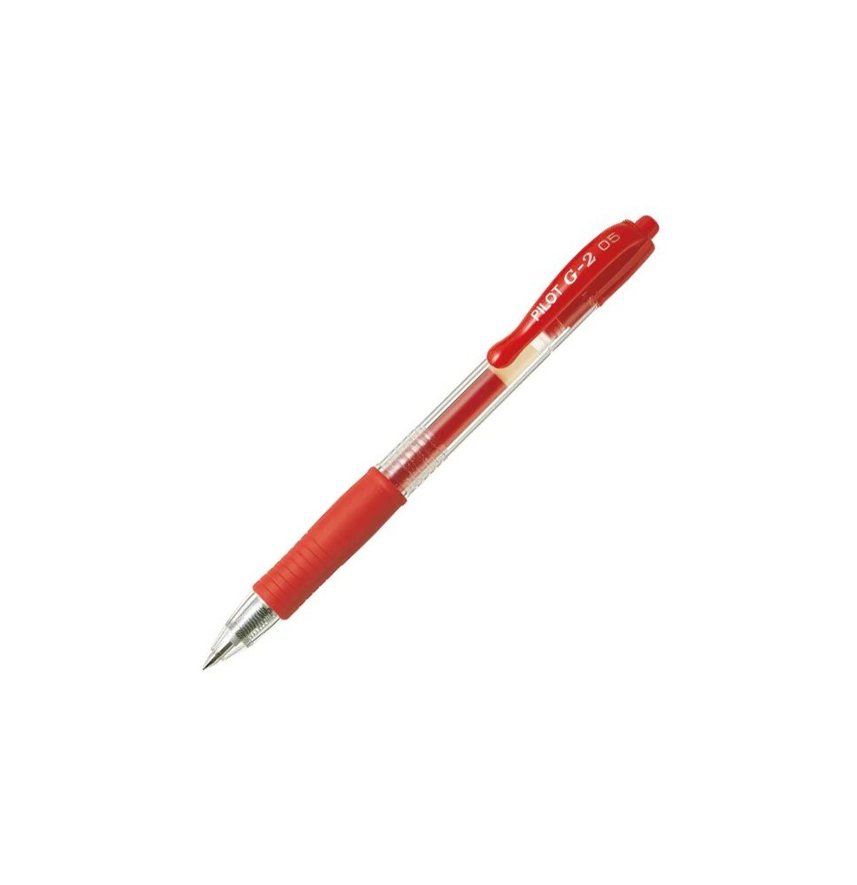 Pilot G-2 Gel Pen Extra Fine 0.5mm Red 1Pc