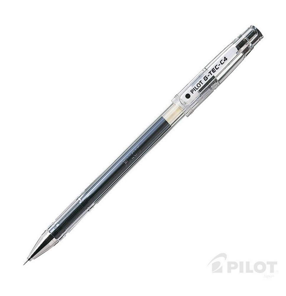 Pilot G-Tec -C4 Roller Ball Pen 0.4mm Black 1Pc