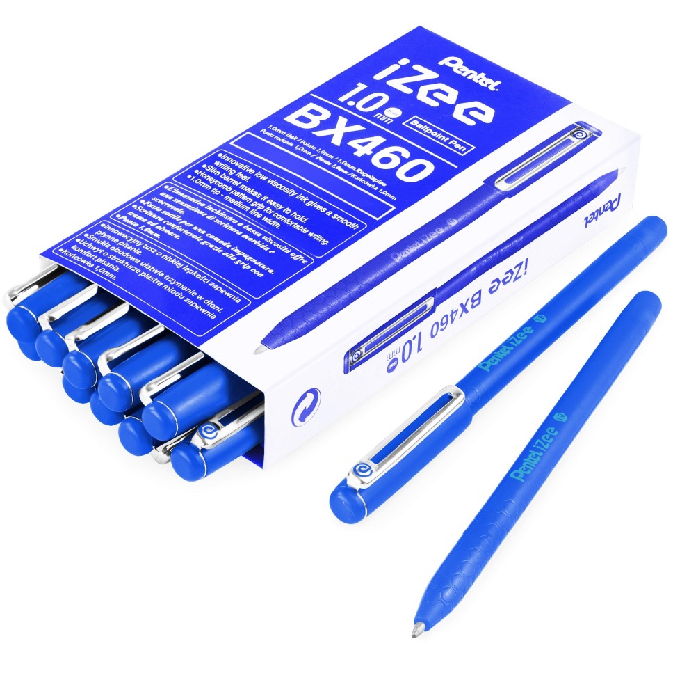 Pentel Izee Ball Pen Blue 1Pc