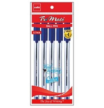 Cello Tri-Mate Ball Pens 5Pc 1Pck