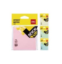 Deli Stick-Up Sticky Notes 100Sheets 3"X3" 1Pck