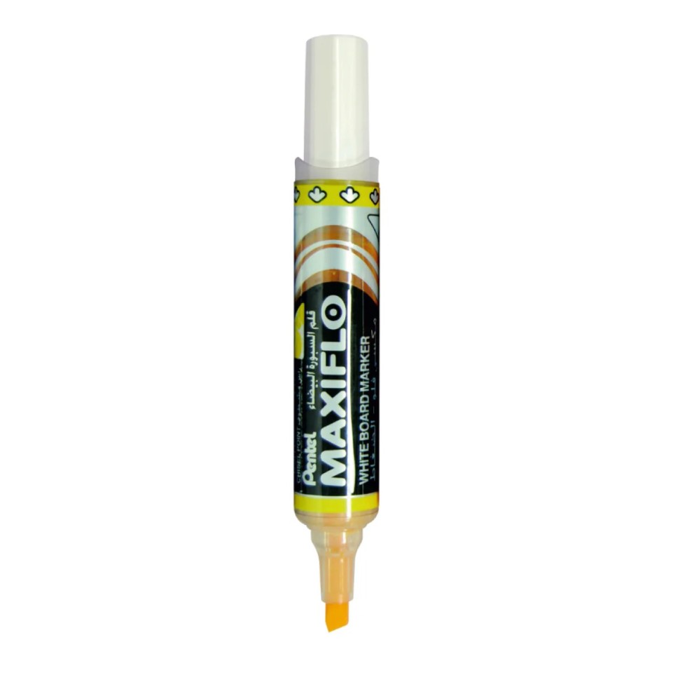 Pentel Yellow Maxiflo White Board Marker 1Pc