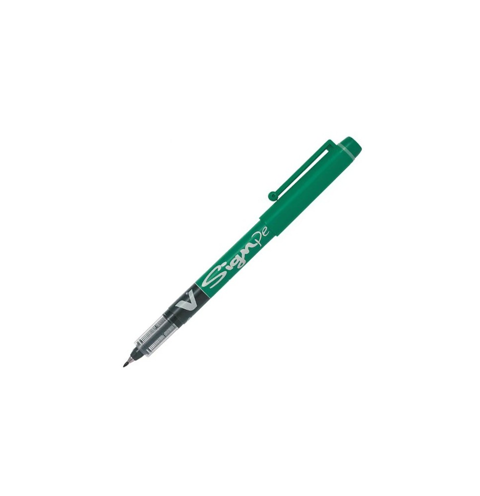 Pilot V Sign Pen Green 1Pc