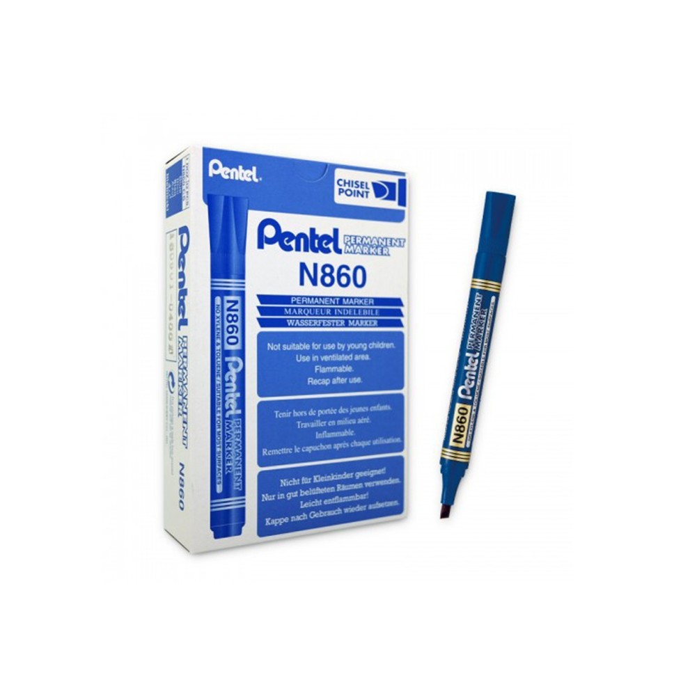 Pentel Permanent Marker Blue 1Pc