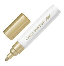 Pilot W-Based Marker Pintor Gold 1.4mm 1Pc