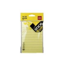 Deli Stick-Up Sticky Notes 4x6 100Sht 1Pck