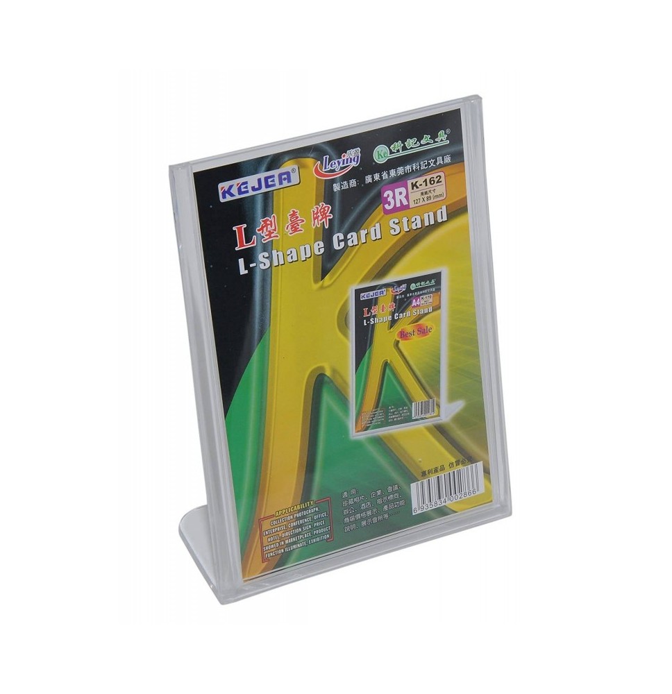 Kejea L-Shape Card Stand 3R 127*89mm 1Pc