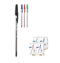 Deli Think Ball Point Pen Blue 50Pc 1Box