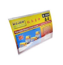 Kejea Curved Shape Card Stand A4 27*13Cm 1Pc