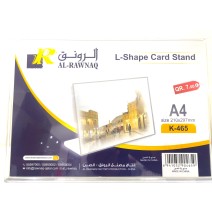 Kejea L-Shape Card Stand 1Pc