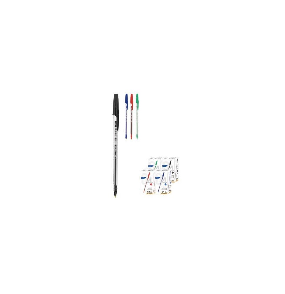 Deli Think Ball Pen Black 1mm  50Pcs 1BOX