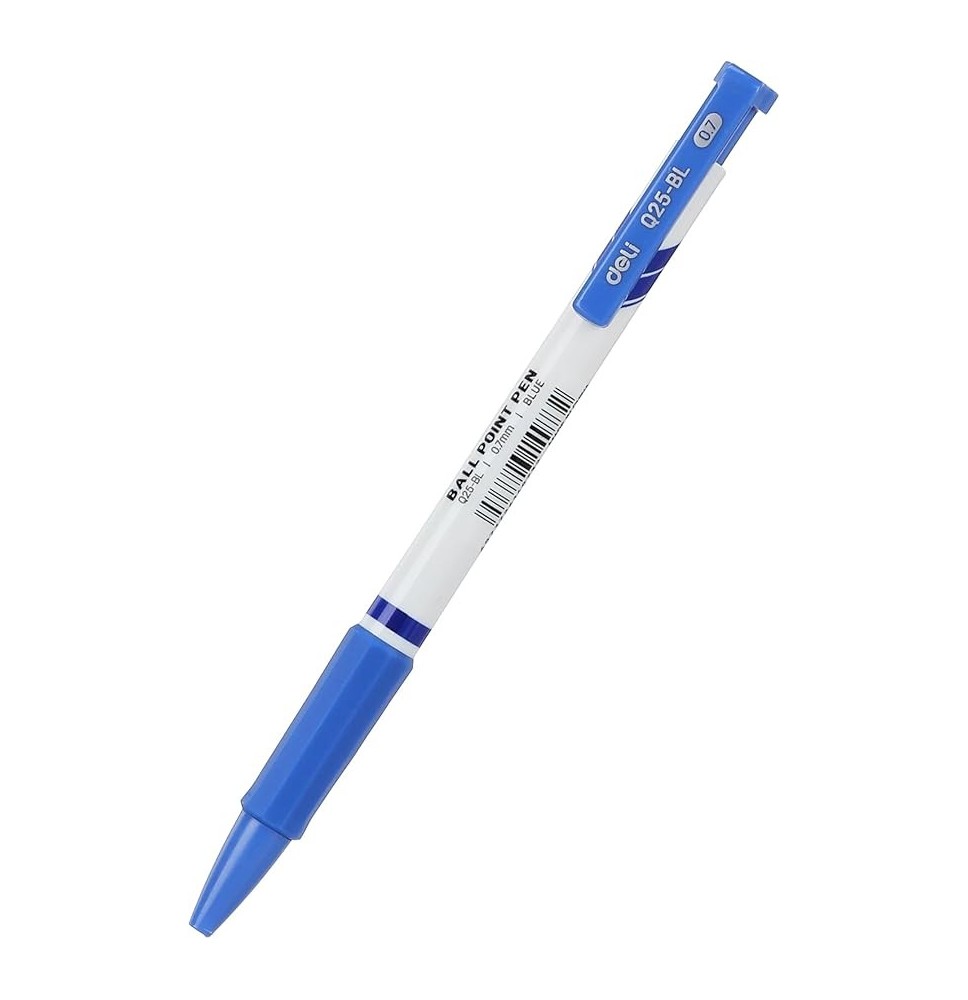 Deli Think Ball Pen 0.7mm Blue NO: 12Pc 1Pck