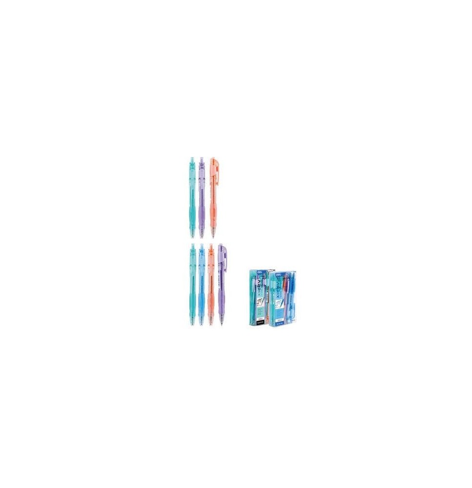 Deli Arris Gel Pen Blue 0.5MM 12Pc 1Pck