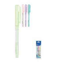 Deli Arrow Ball Pen Blue 4Pc 1Pck