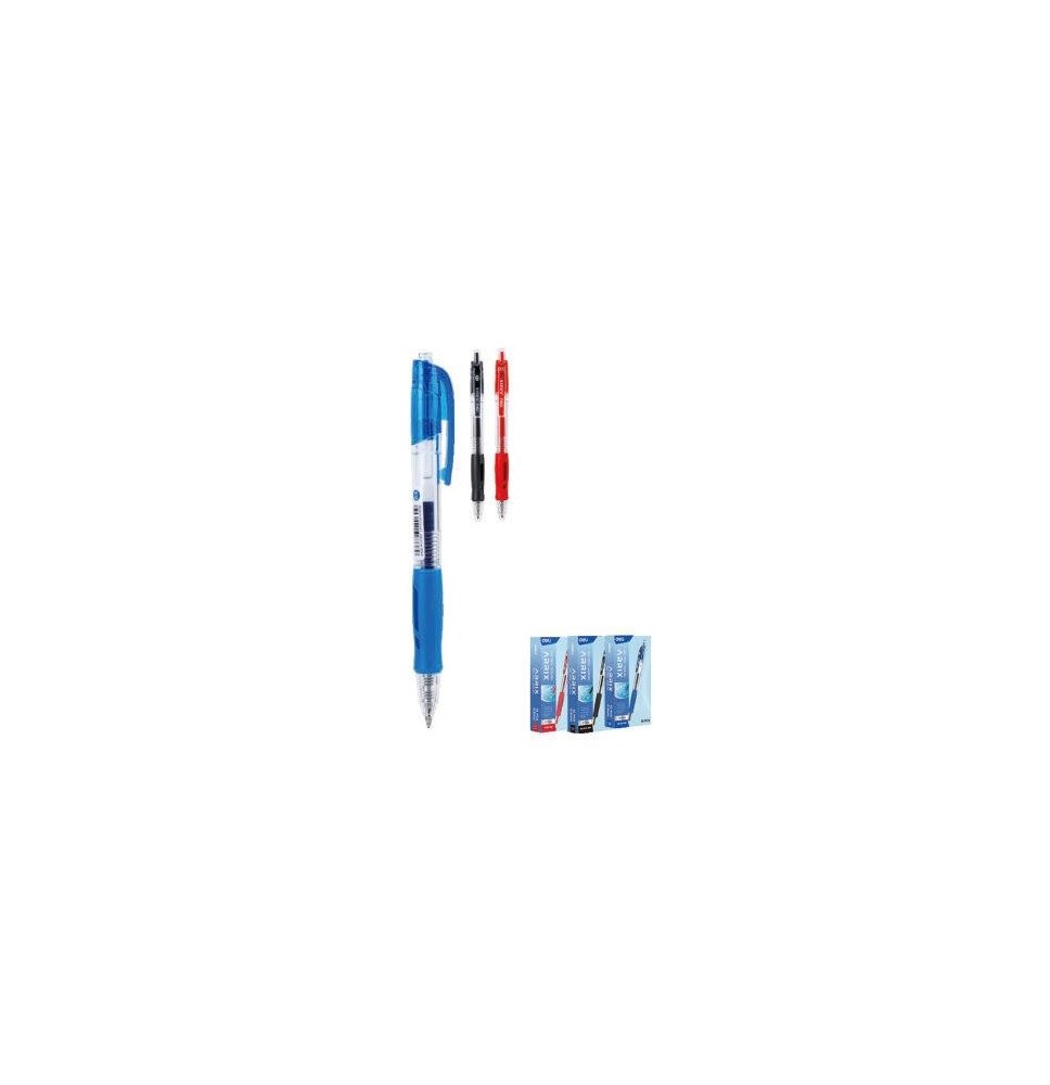 Deli Arris Ultra Gel Pen Black 0.5MM 12Pc Pck