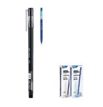 Deli Max Gel Pen Black 0.5MM 12Pc 1Pck