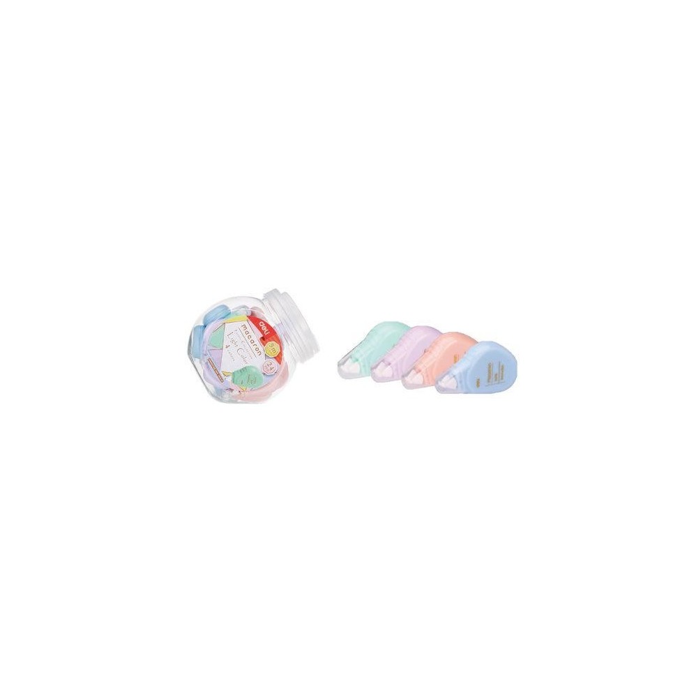 Deli Macaron Pastel Correction Tape 5mmX5m 1Pc