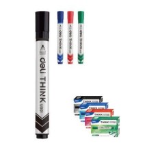 Deli Think Whiteboard Marker Red 12Pc 1Box