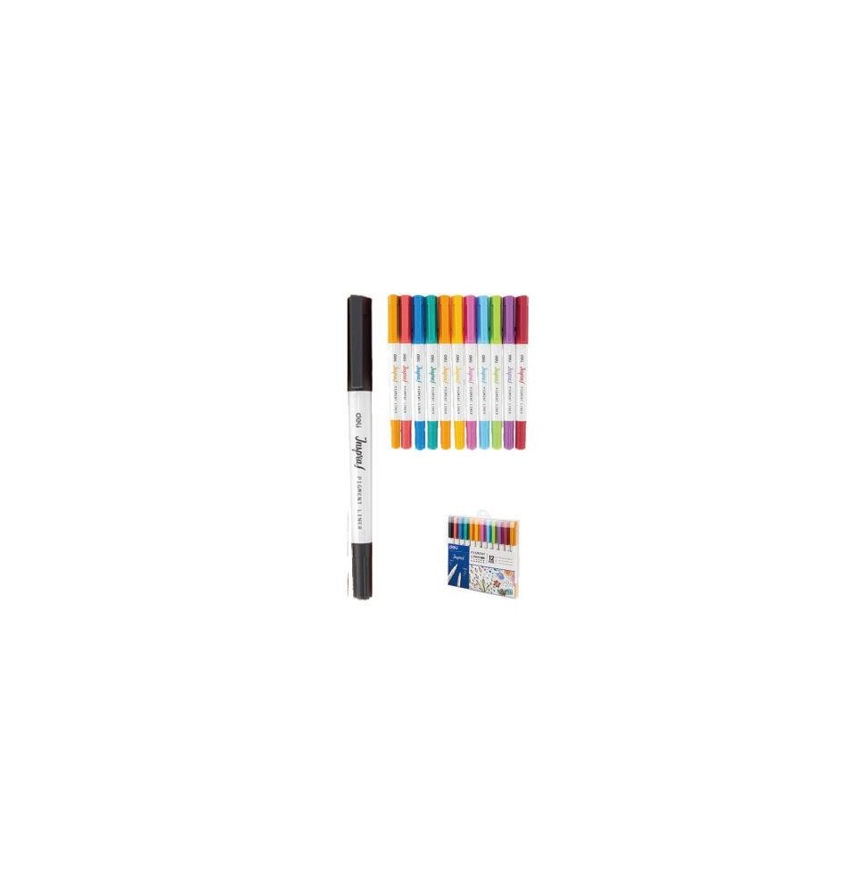 Deli Inspire Pigment Liner 12pcs 1Pck