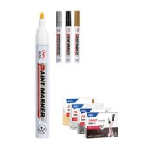 Deli Paint Marker Black 12Pc 1Pck