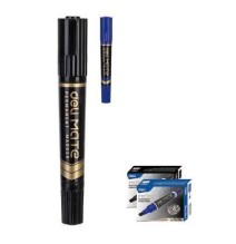 Deli Mate Per-Marker Double Tip Blue 10Pcs*1Pck