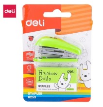 Deli Mini Stapler+ Pin 1Pck