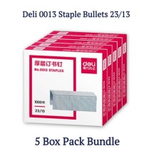 Deli Heavy Duty Staples 23/3 5Pc 1Pck