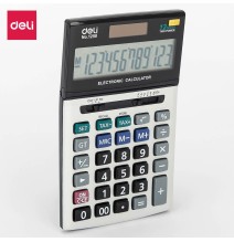 Deli Core Dual Power 12 Digits Calculator 1Pc