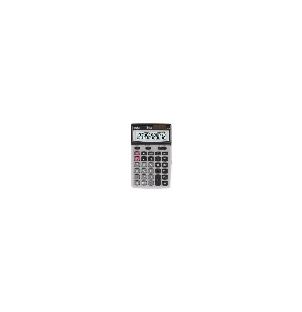 Deli Core 12 Digits Dual Power Calculator 1Pc