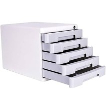 Deli File Cabinet Lt Gray 5tray 1Pc