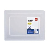 Deli Pvc Acrylic File Box A4 1Box