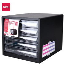 Deli File Cabinet Black -1Pc