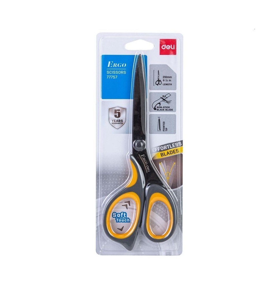 Deli Ergo Scissors 210MM 1Pc