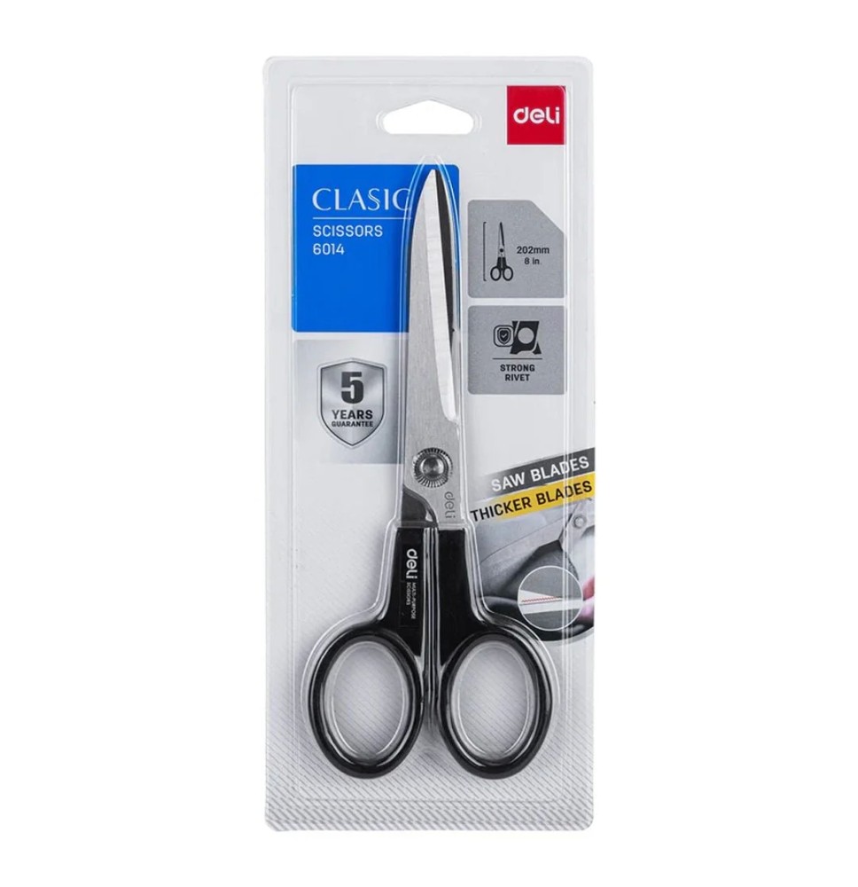 Deli Clasic Scissors 202MM 1Pc