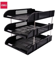 Deli File Tray Black 1Pc