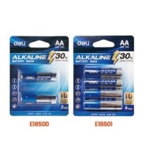 Deli Alkaline Battery AA 4Pc 1Card